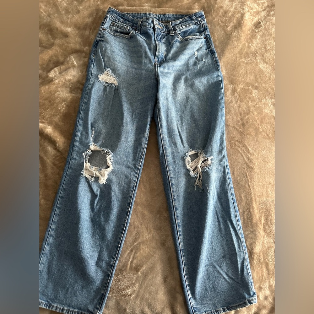 Old Navy Women's Blue Jeans - Picture 3 of 4